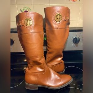 Womens Tommy Hilfiger Tall Zipper Boots